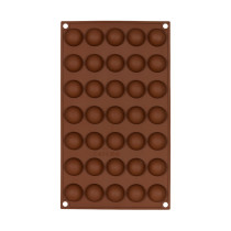 Форма силиконовая "S-CHIEF" для конфет SPC-0134 29.7 x 17.3 x 1.5 см "круглые" - 35 ячеек